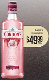 Gordon's Premium Pink Gin  offers at $49.99 in Liquor Barons