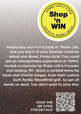 Pirate Life Shop 'n WIN offers in Liquor Barons