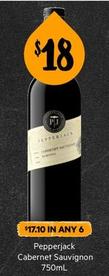 Pepperjack - Cabernet Sauvignon 750ml offers at $18 in First Choice Liquor