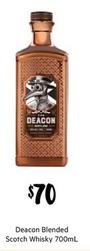 Deacon - Blended Scotch Whisky 700mL offers at $70 in First Choice Liquor
