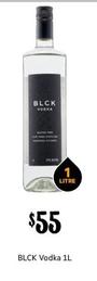 Blck - Vodka 1l offers at $55 in First Choice Liquor