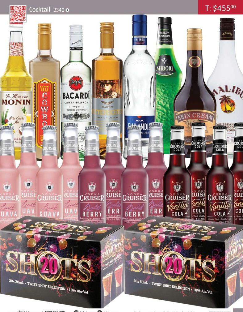 Cocktail offers at $455.9 in Chrisco