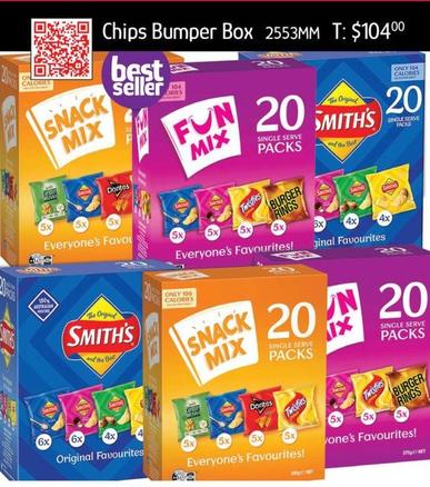 Chips Bumper Box offers at $104 in Chrisco