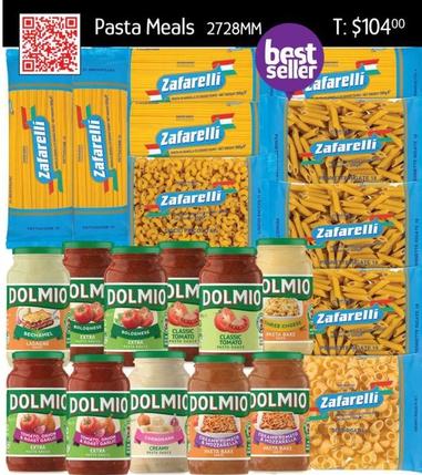 Pasta Meals offers at $104 in Chrisco