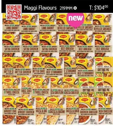 Maggi - Flavours 2191mm offers at $104 in Chrisco