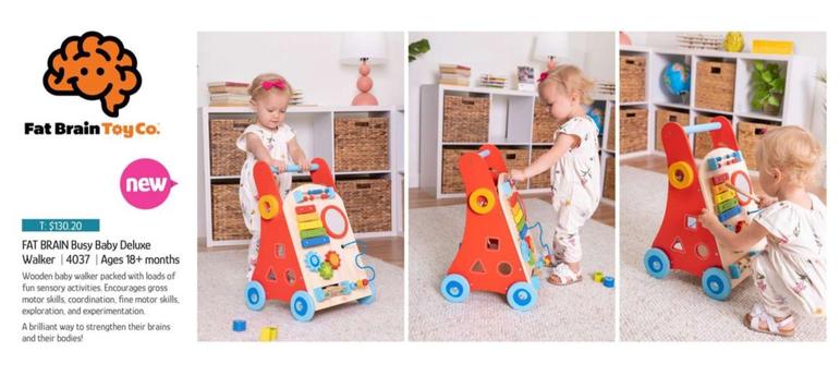 Fat Brain - Busy Baby Deluxe Walker offers at $130.2 in Chrisco