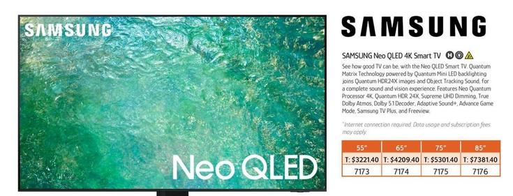 Samsung - Neo Qled 4k Smart Tv offers at $3221.4 in Chrisco