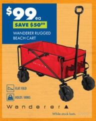 Wanderer - Rugged Beach Cart offers at $99 in BCF