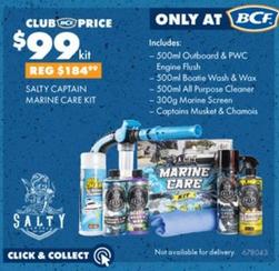 Salty Captain - Marine Care Kit offers at $184.99 in BCF