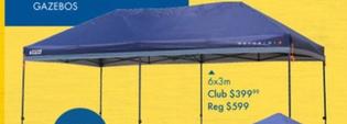 Wanderer - Anti Pooling Gazebos 6x3m offers at $599.99 in BCF