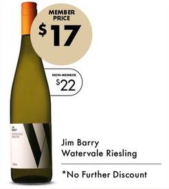 Jim Barry - Watervale Riesling offers at $17 in Vintage Cellars