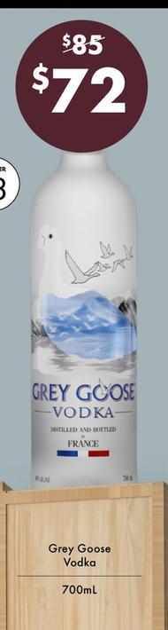 Grey Goose - Vodka 700ml offers at $72 in Vintage Cellars