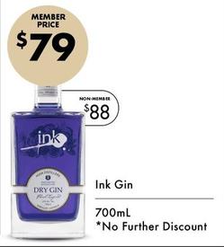 Ink - Gin 700ml offers at $79 in Vintage Cellars