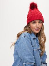 Cassie Cable Pom Beanie offers at $14.96 in Dotti