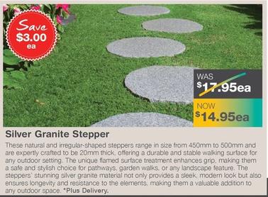Silver Granite Stepper offers at $14.95 in Nuway