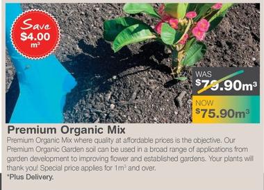 Premium Organic Mix offers at $75.9 in Nuway