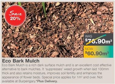 Eco Bark Mulch offers at $60.9 in Nuway