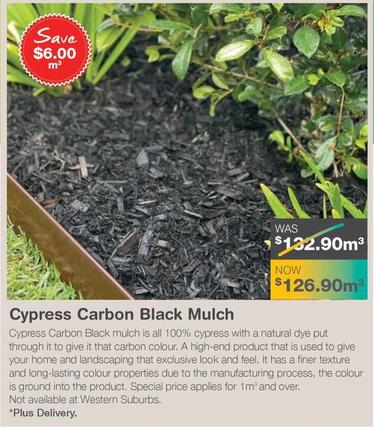 Cypress Carbon Black Mulch offers at $126.9 in Nuway
