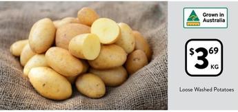 Loose Washed Potatoes offers at $3.69 in Foodworks