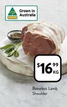 Boneless Lamb Shoulder offers at $16.99 in Foodworks