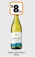 WineJacob's Creek - Classics 750ml offers at $8 in Foodworks