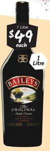 Baileys - Original Irish Cream offers at $49 in Cellarbrations
