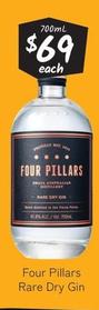 Four Pillars - Rare Dry Gin offers at $69 in Cellarbrations