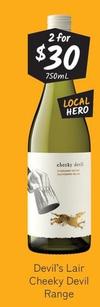 Devil's Lair - Cheeky Devil Range offers at $30 in Cellarbrations