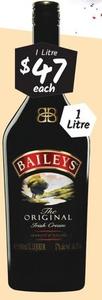 Baileys - Original Irish Cream offers at $47 in Cellarbrations