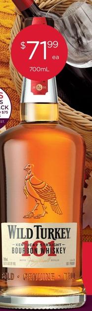 Wild Turkey - 101 Kentucky Straight Bourbon Whiskey offers at $71.99 in Porters