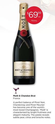 Moët & Chandon - Brut offers at $69.99 in Porters