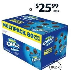 Mini Oreo - Original Multipack 80pk/1.63kg offers at $25.99 in ALDI