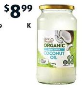 Oh So Natural - Organic Coconut Oil 900g offers at $8.99 in ALDI