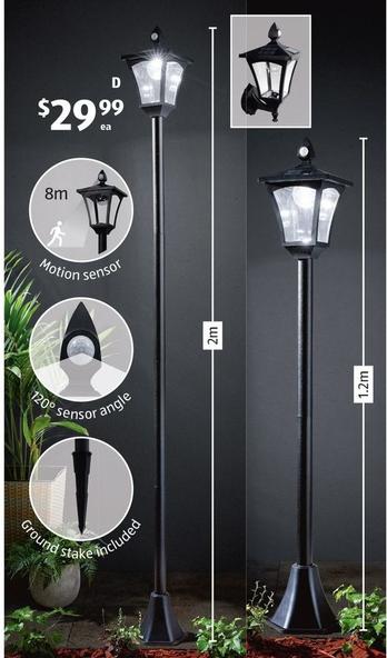 Solar Wall/post Light Or Post Light offers at $29.99 in ALDI
