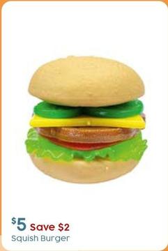 Squish Burger offers at $5 in Target