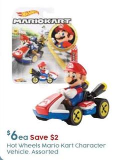 Hot Wheels - Mario Kart Character Vehicle. Assorted offers at $6 in Target