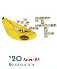 Bananagrams offers at $20 in Target