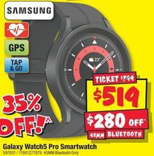 Samsung - Galaxy Watch5 Pro Smartwatch offers at $519 in JB Hi Fi