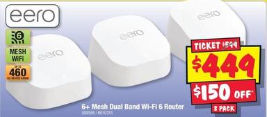 Eero - 6+ Mesh Dual Band Wi-Fi 6 Router offers at $449 in JB Hi Fi