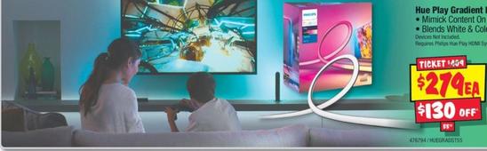 Philips - Hue Play Gradient Lightstrip 55' offers at $279 in JB Hi Fi