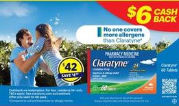 Claratyne - 60 Tablets offers at $42 in Star Discount Chemist