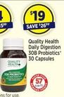 Quality Health - Daily Digestion 30b Probiotics 30 Capsules offers at $19 in Star Discount Chemist
