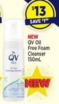 Qv - Oil Free Foam Cleanser 150ml offers at $13 in Star Discount Chemist