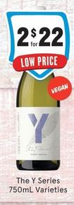The Y Series - 750mL Varieties offers at $22 in IGA Liquor