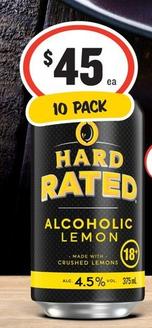 Hard Rated - 4.5% Varieties offers at $45 in IGA Liquor