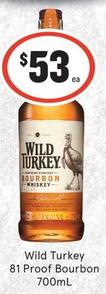Wild Turkey - 81 Proof Bourbon 700ml offers at $53 in IGA Liquor