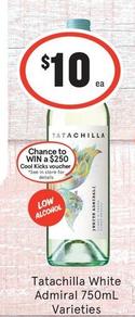 Tatachilla - White Admiral 750ml Varieties offers at $10 in IGA Liquor