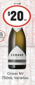 Croser - Nv 750ml Varieties offers at $20 in IGA Liquor