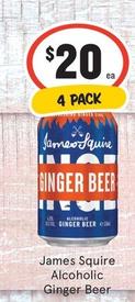 James Squire - Alcoholic Ginger Beer offers at $20 in IGA Liquor