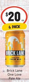 Brick Lane - One Love Pale Ale offers at $20 in IGA Liquor